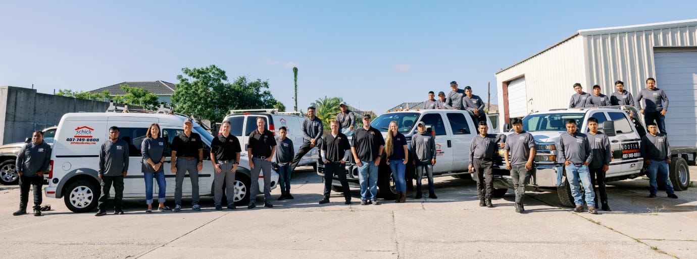 The Schick Roofing Team