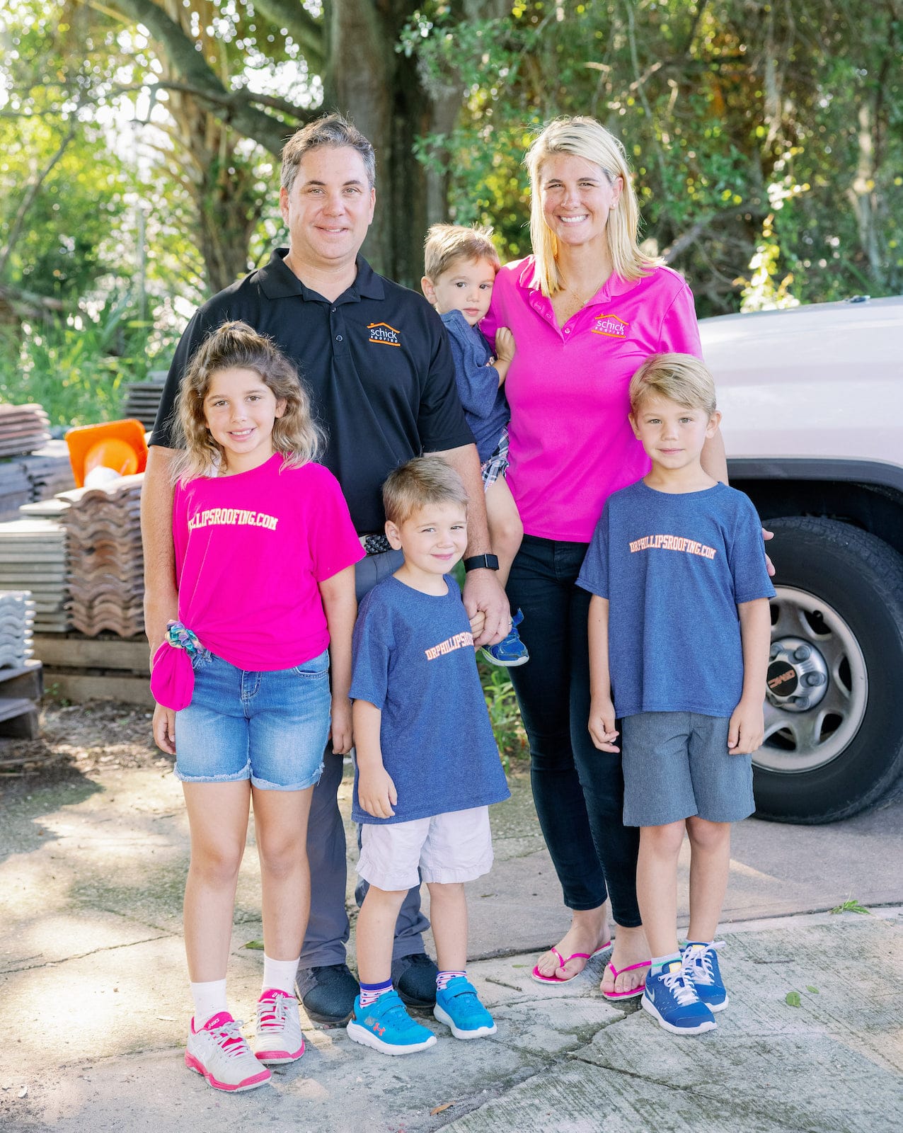 Owner Paul Schick and his family.