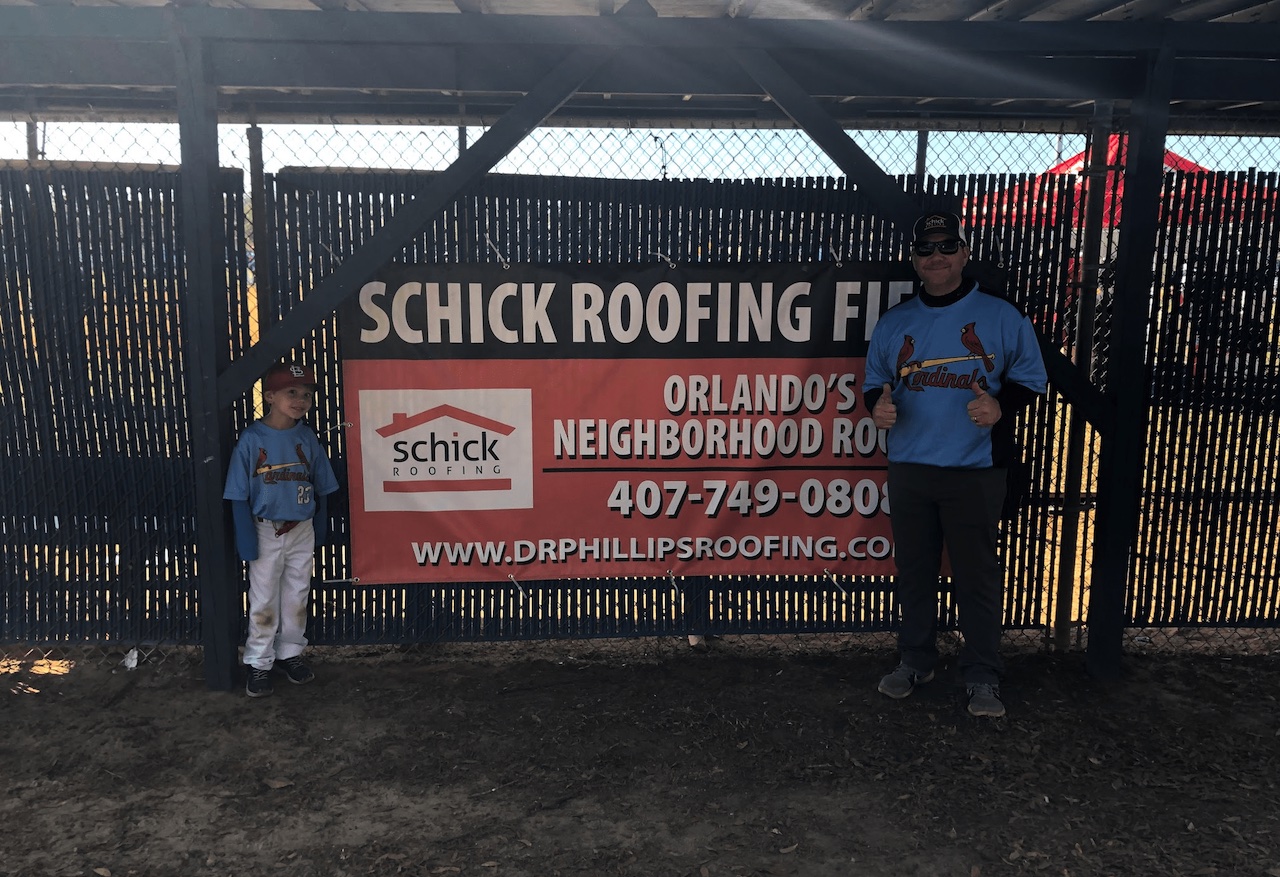 Schick Roofing supports the Dr. Phillips Little League