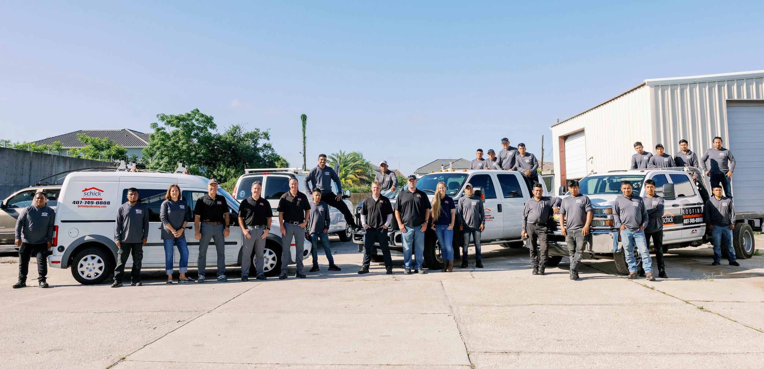 The Schick Roofing Team