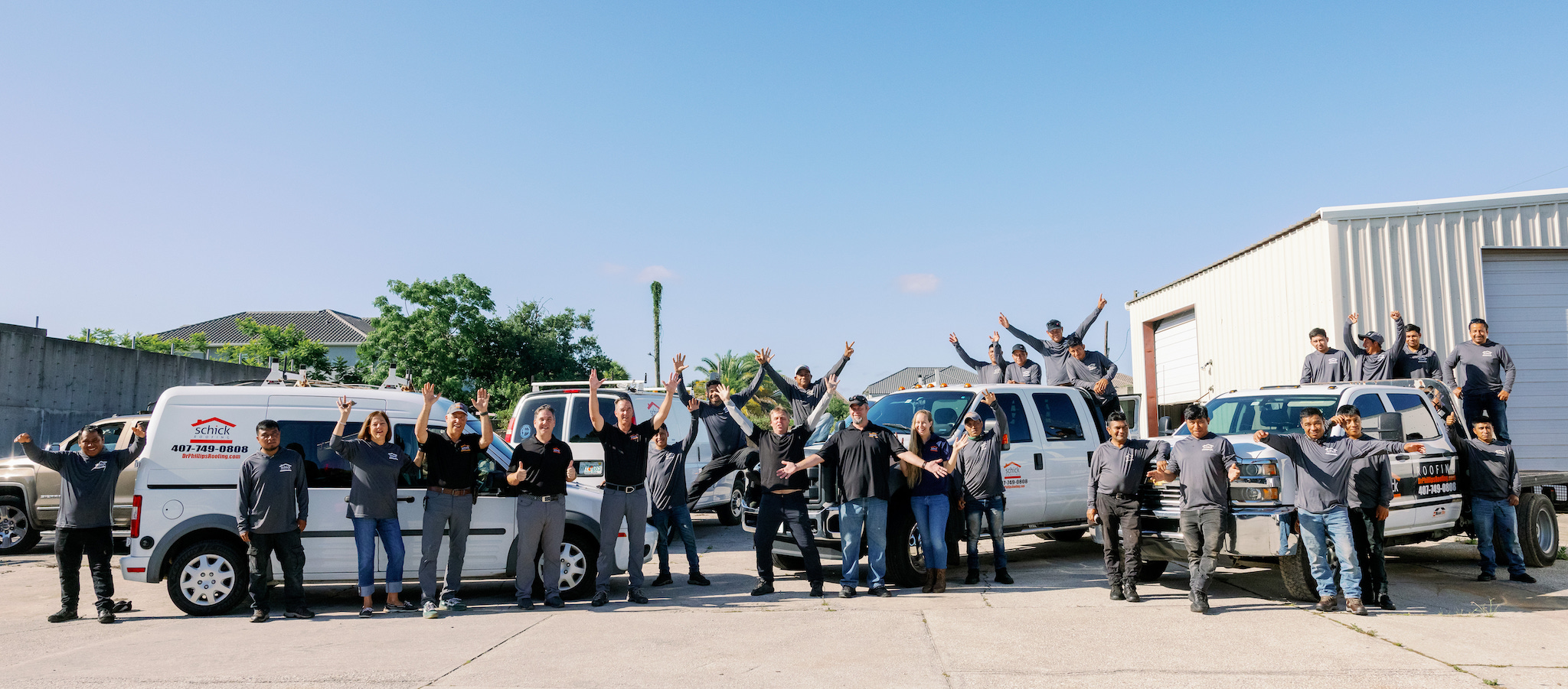 The Schick Roofing Team